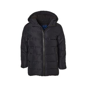 Perry Ellis Boys Solid Ripstop Puffer Jacket, Black